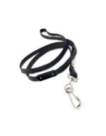 Cordon Plano Negro 10 mm. Gancho