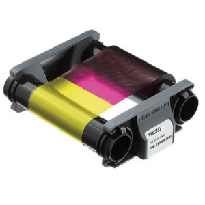 BADGY200 Cinta COLOR 5 Paneles-YMCKO 100 tarjetas/rollo