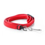 Cordon Plano Rojo 10 mm. Gancho. Seguridad