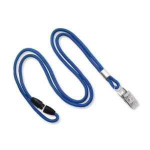 Cordon Redondo Azul 3 mm. Pinza.