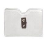 Funda de vinilo horizontal con pinza