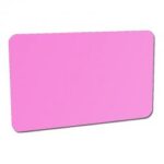 Tarjeta color Rosa mate. Grosor 0,76 mm  Pack de 500 tarjetas