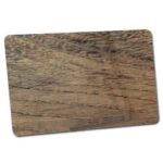 Tarjeta color efecto Madera. Grosor 0,76 mm. Pack de 100 tarjetas