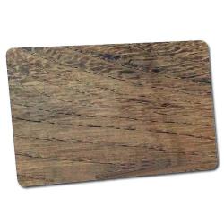Tarjeta color efecto Madera. Grosor 0,76 mm. Pack de 100 tarjetas