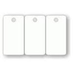 Tarjeta llavero triple para fidelización de clientes- 100 uds