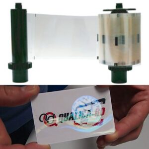 Cinta para Qualica-RDN laminado HOLOGRAMA 25 mic. 250 impresiones