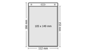 Funda flexible de vinilo transparente tamaño OLIMPICO