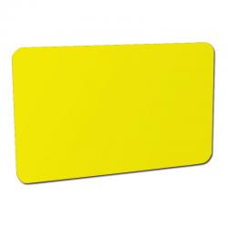 Tarjeta color Amarilla mate. Grosor 0,76 mm. Pack 500 tarjetas