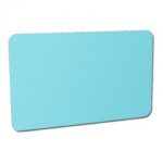 Tarjeta color Azul Claro mate. Grosor 0,76 mm Pack de 500 tarjetas