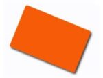 Tarjeta color Naranja. Grosor 0,76 mm Pack de 100 tajetas