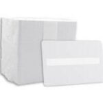 Tarjetas Blancas Panel de Firma. 0,76 mm. Pack 100 uds.