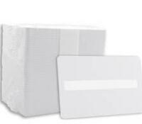 Tarjetas Blancas Panel de Firma. 0,76 mm. Pack 100 uds.