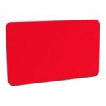 Tarjeta color Rojo mate. Grosor 0,76 mm Pack de 500 tarjetas