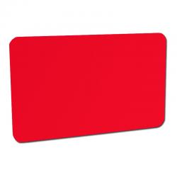 Tarjeta color Rojo mate. Grosor 0,76 mm Pack de 500 tarjetas