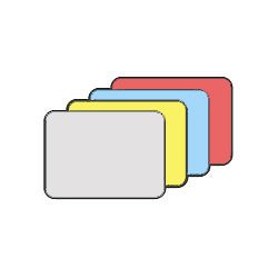 Tarjetas de Color Monocromo y Metálicas